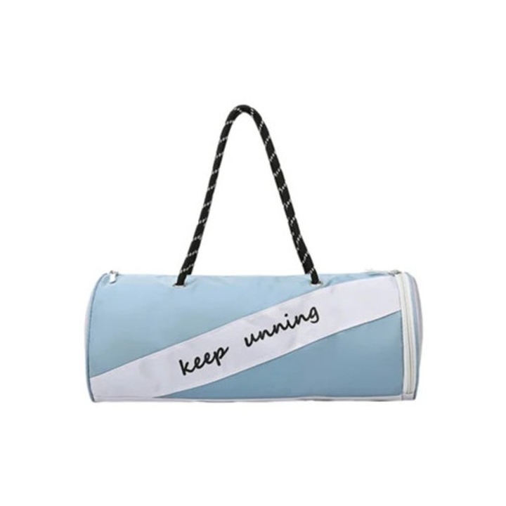 Kisméretű sporttáska vízálló zsebbel, női edzőtáska, jógatáska strandra