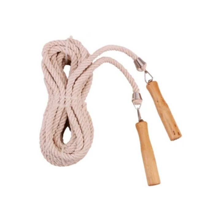 Corzi sarituri, Adjustable, maner din lemn, set