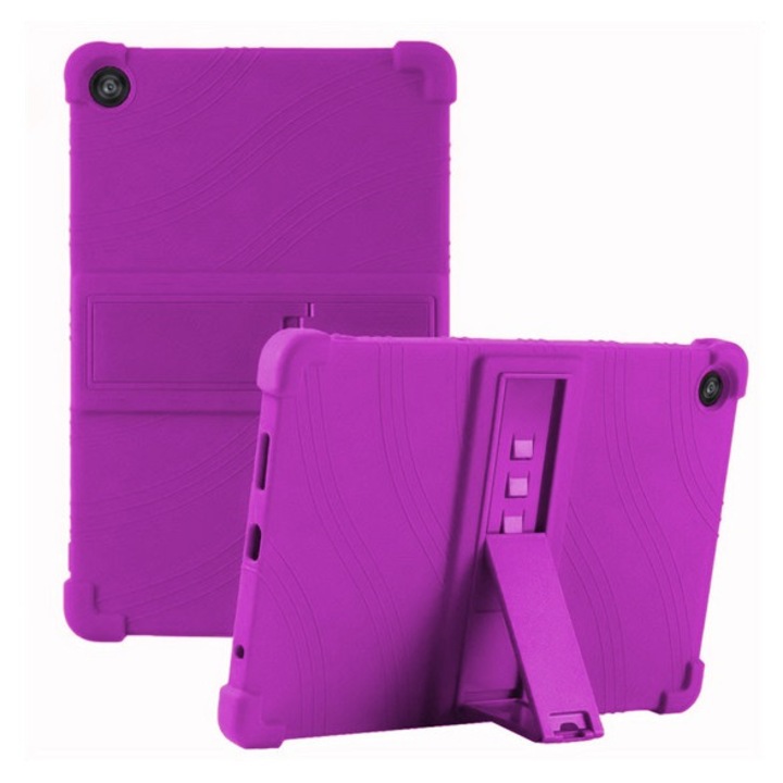 Gigapack defender szilikon tabletvédő, ütésállóság, kitámasztó, lila, kompatibilis: T Tablet 2 5G