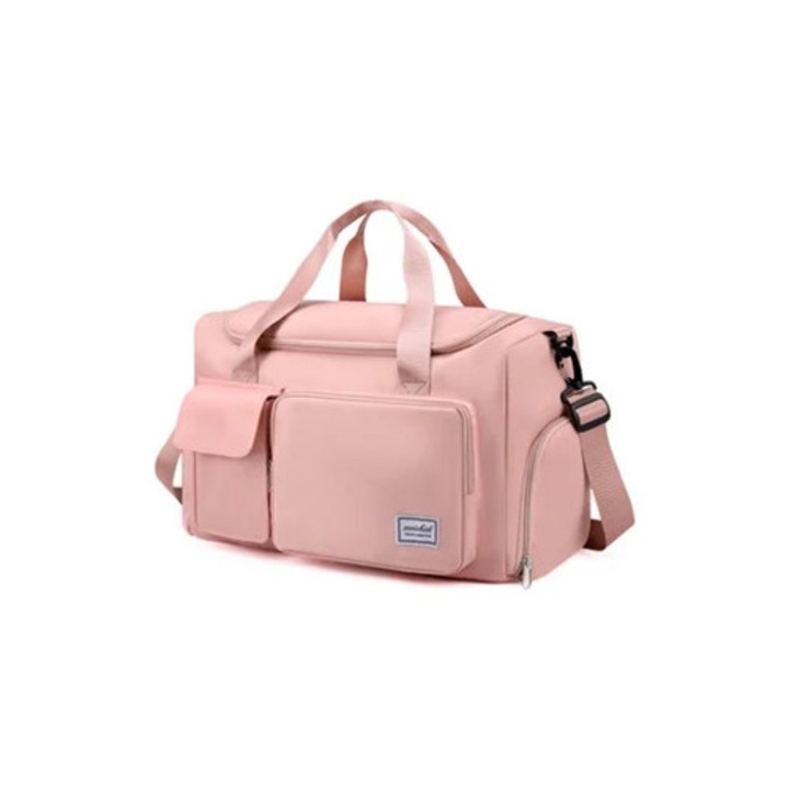 Utazótáska, vízálló nylon, könnyű, tartós, trolley pánttal