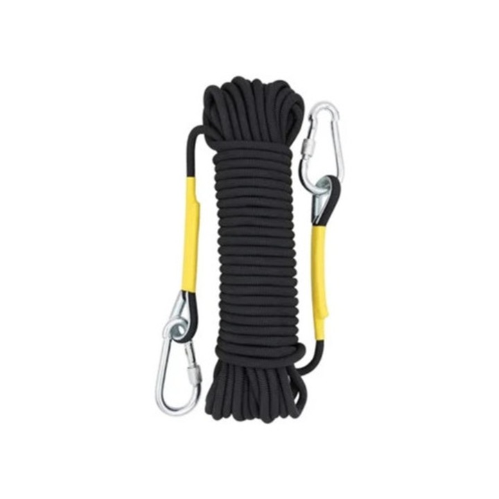 Sfoara de escalada 8mm, set 10m, 20m, 30m, pentru siguranta la inaltime, salvare, urcat in copaci, drumetii