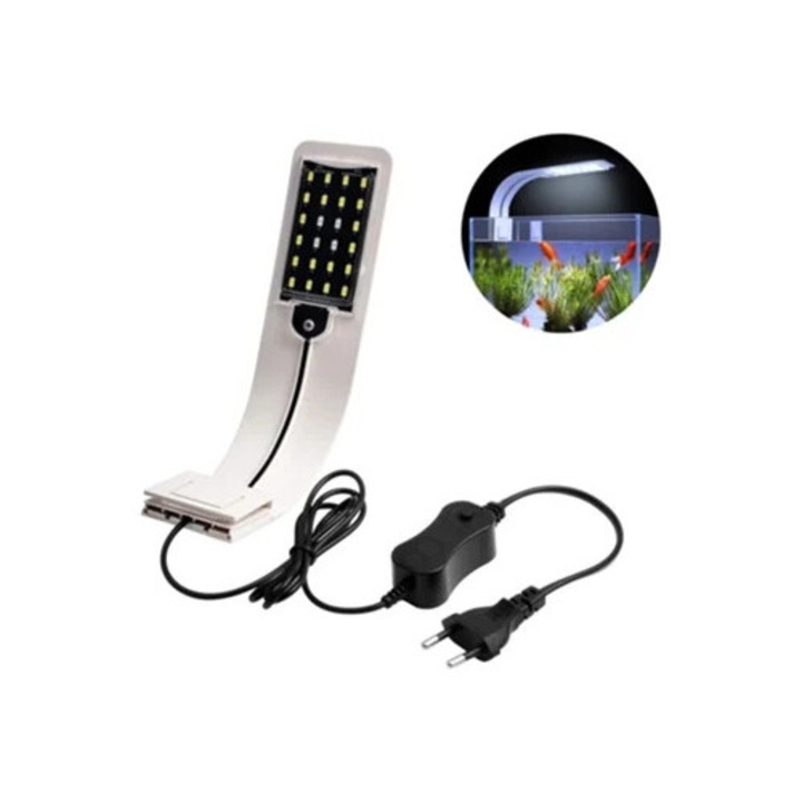 Decoratiune acvariu, anemona artificiala din silicon, multicolor