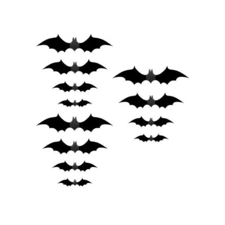 Set 28 stickere decorative Halloween pentru biciclete electrice