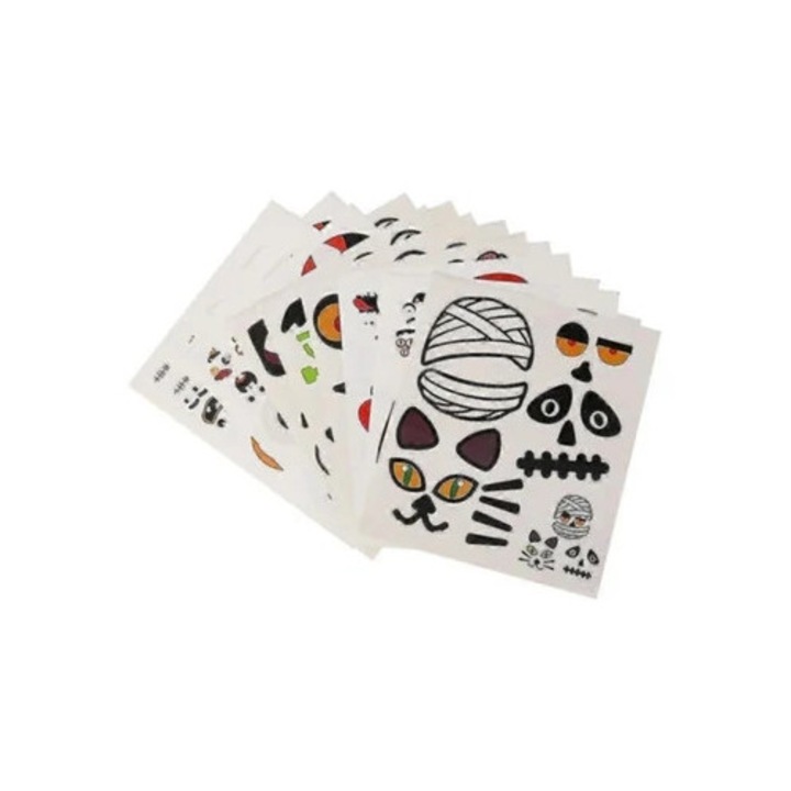 Set 16 stickere decorative Halloween pentru biciclete electrice