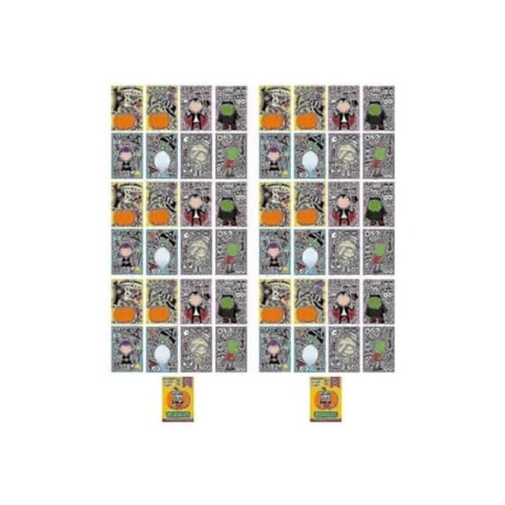 Set de 2 stickere decorative Halloween pentru bicicleta electrica