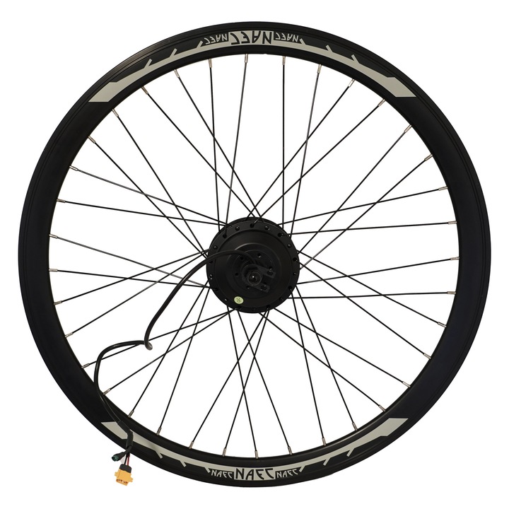Джанта NAEC GX2 задна за електрически велосипед, 28 инча, двойна стена, черна