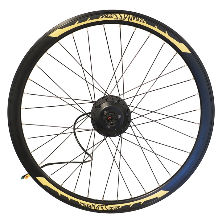 Джанта за велосипед NAEC, 28 инча, двойна стена, алуминий, черен цвят