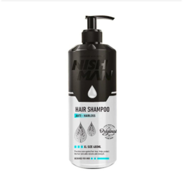 Șampon împotriva căderii părului Anti-hairloss 480ml NISH MAN