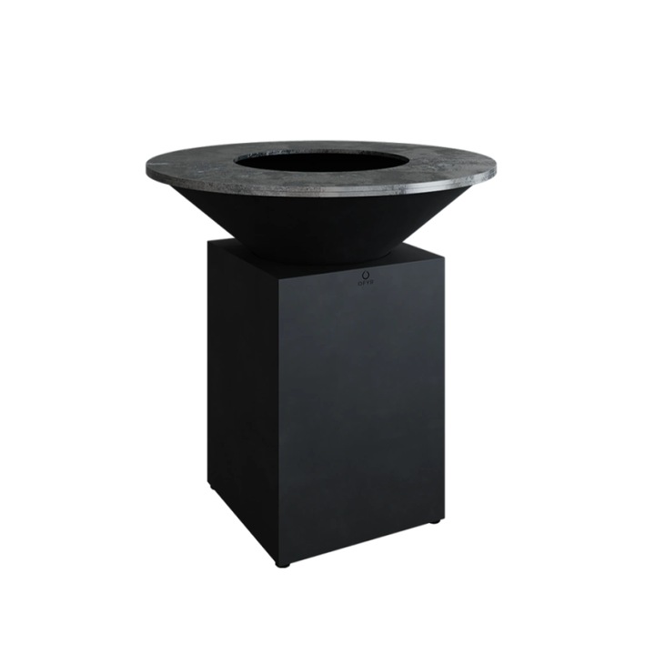 Gratar OFYR Negru 100 cu vatra de gatit pe lemne