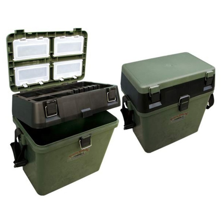 Horgászláda Baracuda HS317, ellenálló műanyag, 360x230x370mm, több rekesz