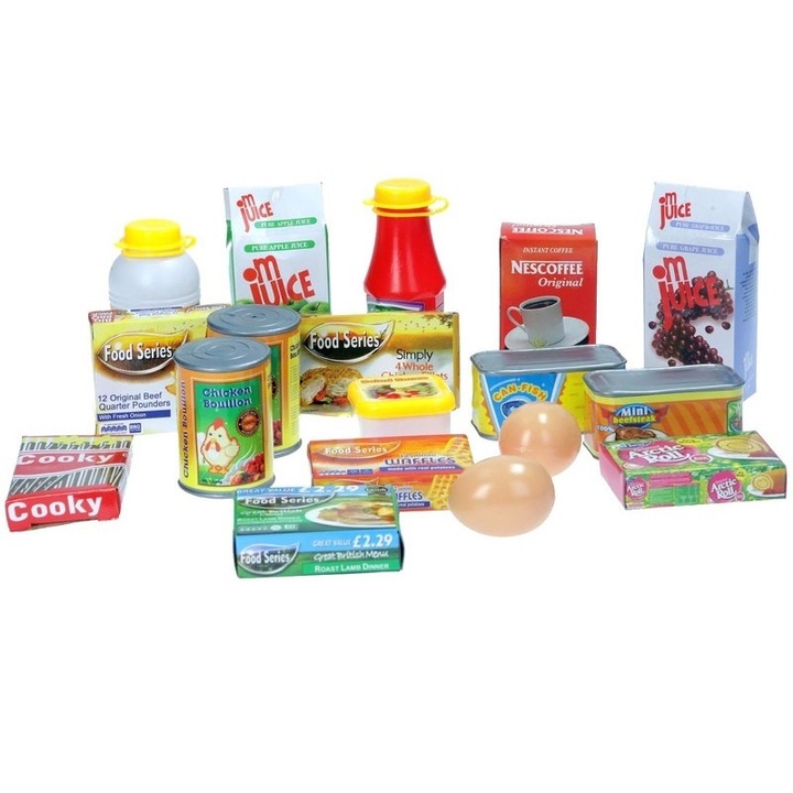 Szupermarket játékszett 18 db