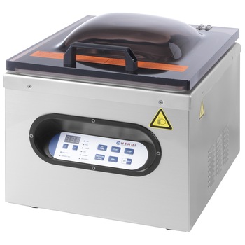 Masina ambalare vacuum cu camera Hendi Kitchen Line, 630 W, Argintiu/Negru Masina ambalare vacuum cu camera Hendi Kitchen Line, 630 W, Argintiu/Negru