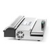 Masina ambalare vacuum Hendi Kicthen Line, 650W, compatibil pungi gofrate si role, Argintiu/Negru