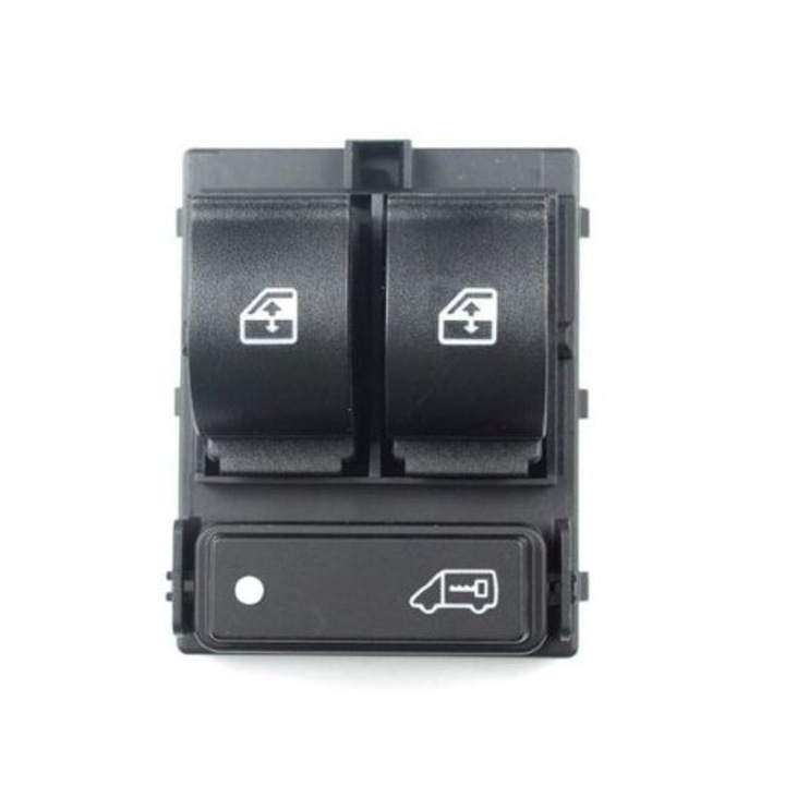 Ablakemelő kapcsoló MTR 12188601, bal első, 12V, 2 bevágás