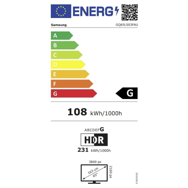 Televizor QLED Samsung, 65 inci, 4K UHD, HDR, Smart TV, Control vocal, 145, 7x86, 9x26, 1cm