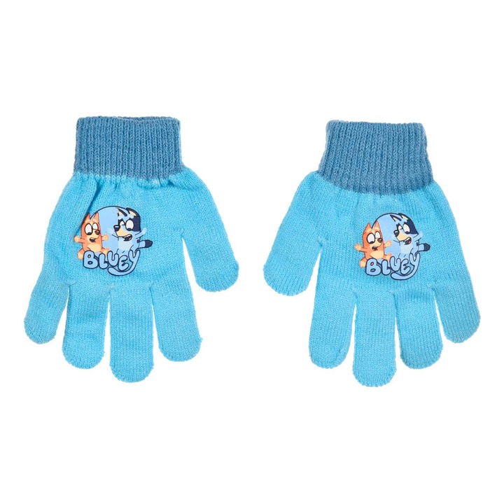 Manusi textil pentru copii Bluey 34047, Albastru, Unica