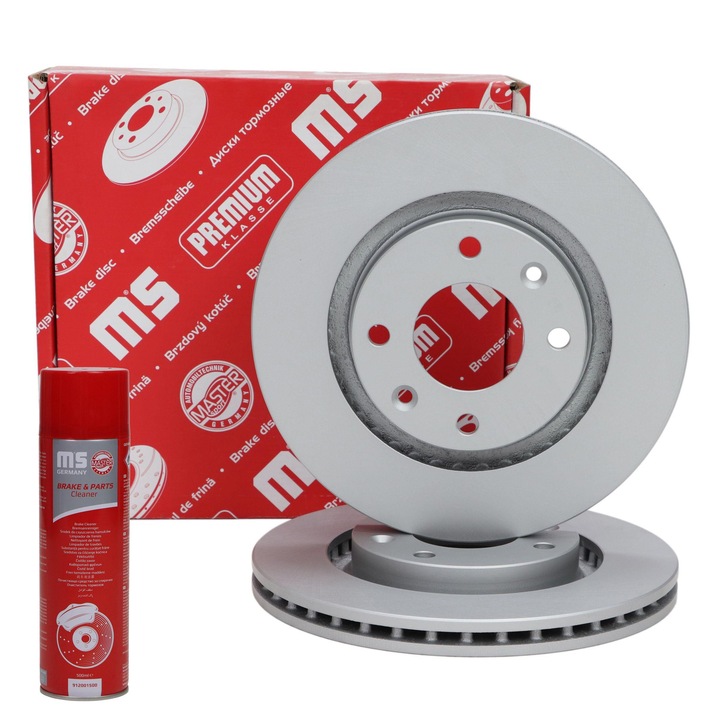 Master-Sport féktárcsák, szellőző, 266x34, 2 darabos készlet