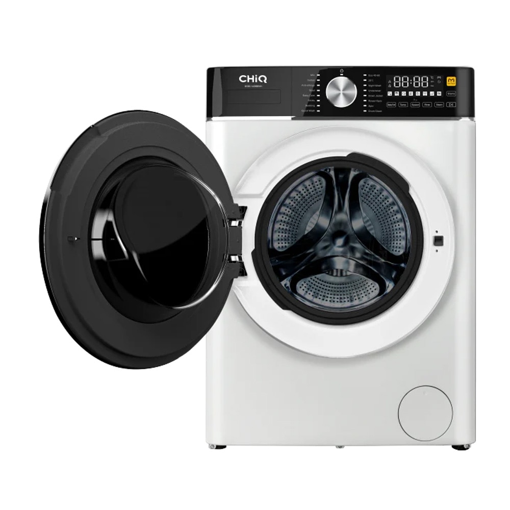 Masina de spalat rufe ChiQ MG80-14596BWH, Inverter, Steam, Alba, 8 kg, 1400 rpm