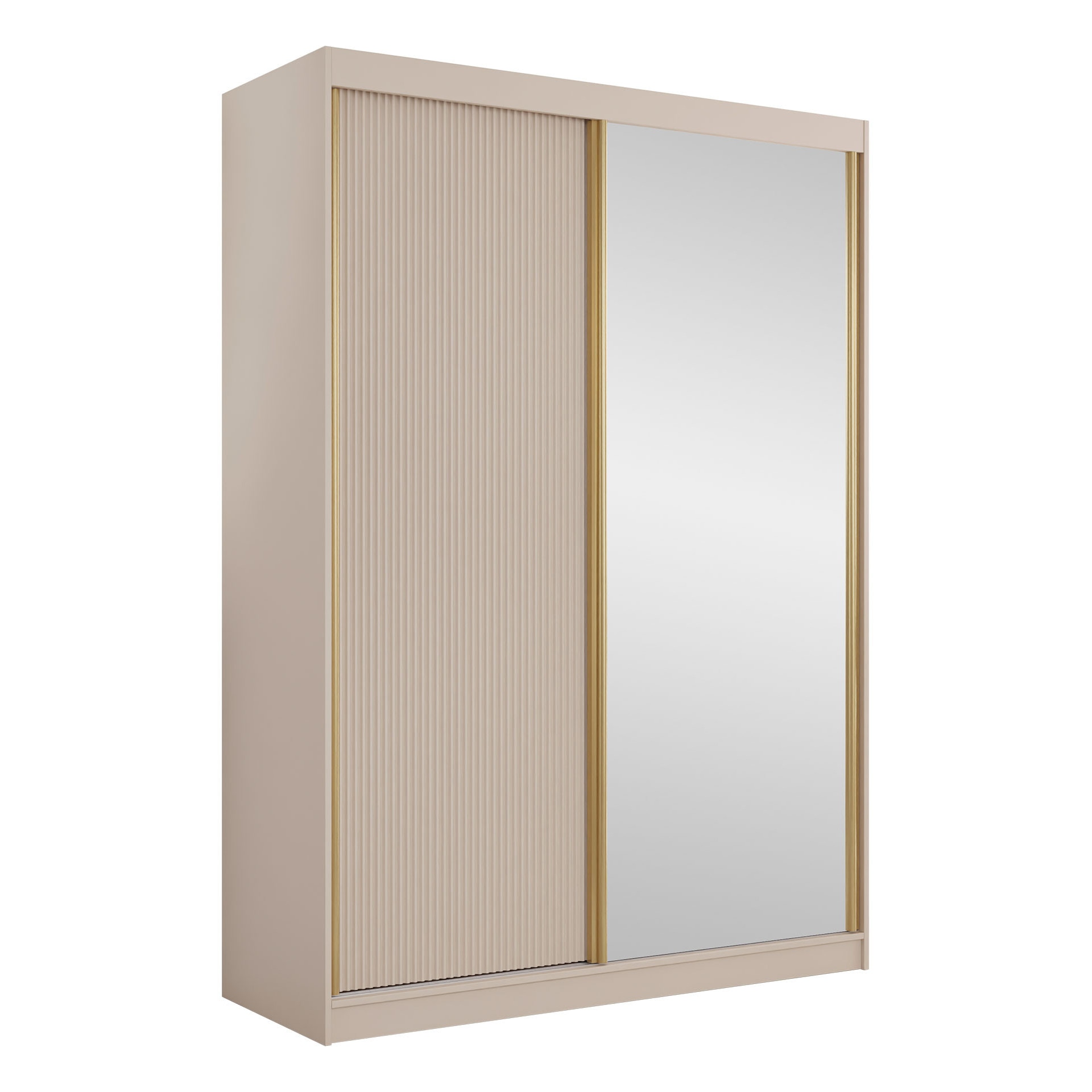 Dulap cu usi glisante Razimo 2D, MIRJAN 24, bej nisip, 60x151x216