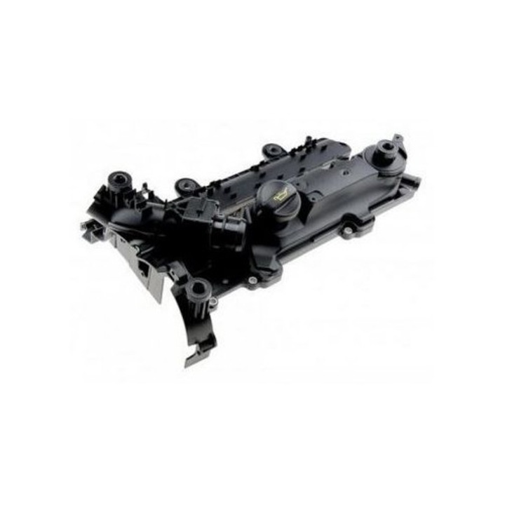 MTR szelepfedél, fekete, tömítéssel, műanyag, 12221038