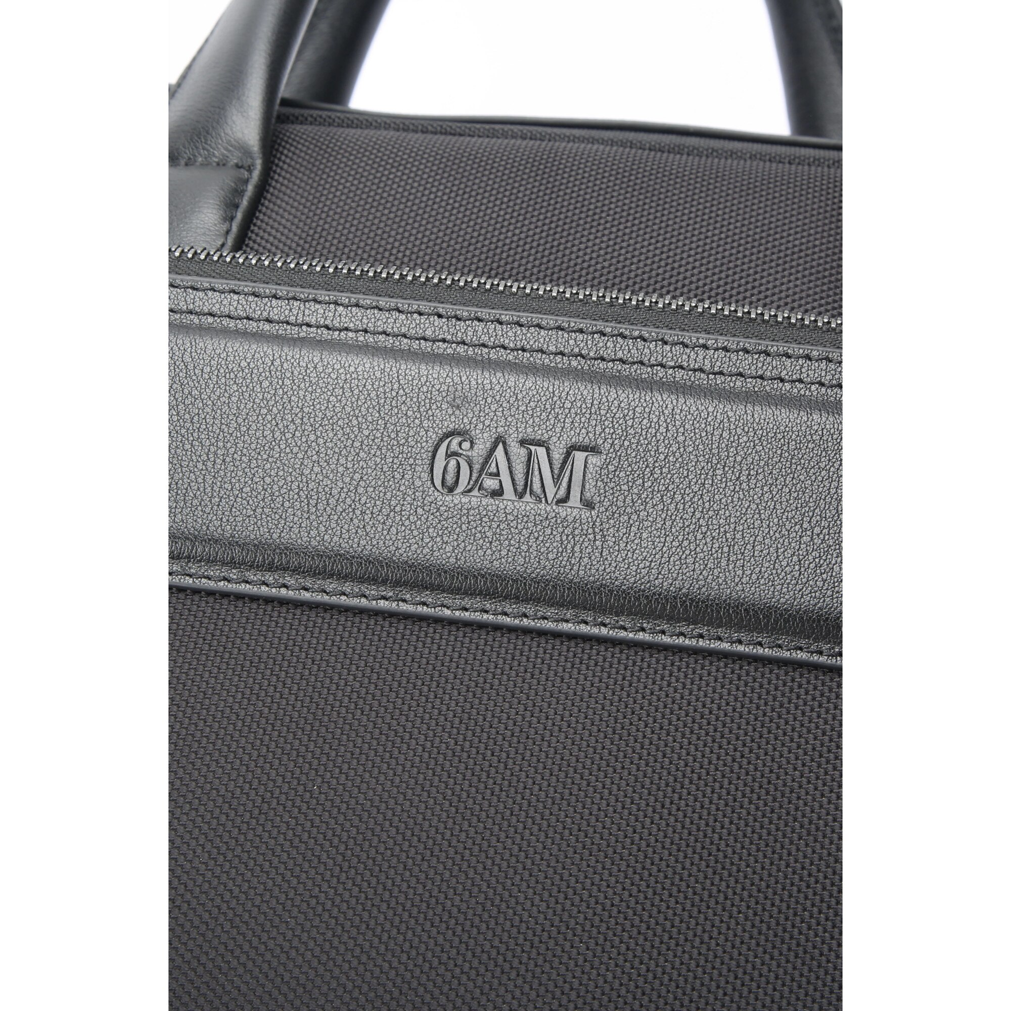 Geanta neagra pentru laptop din piele si material textil