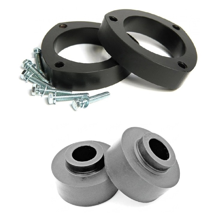 Set inaltatoare distantiere pentru fata si spate Volkswagen Vw Golf 7, Passat B8, Skoda Octavia 3, 30 mm