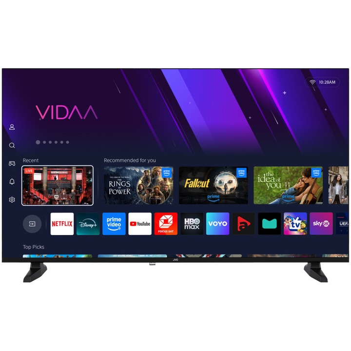 JVC 40VDF2500 LED televízió, 100 cm, Smart, Full HD, D energiaosztály