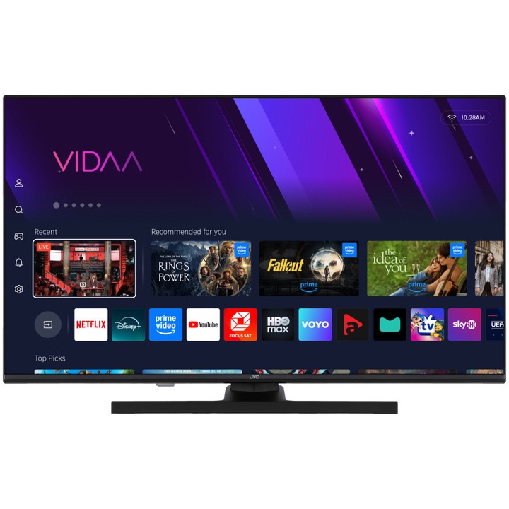 Televizor JVC QLED 40VQF550D, 100 cm, Smart, Full HD, Clasa E