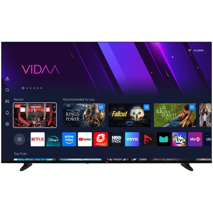 Телевизор JVC LED 65VD2500, 65" (164 см), Smart, 4K Ultra HD, Клас D