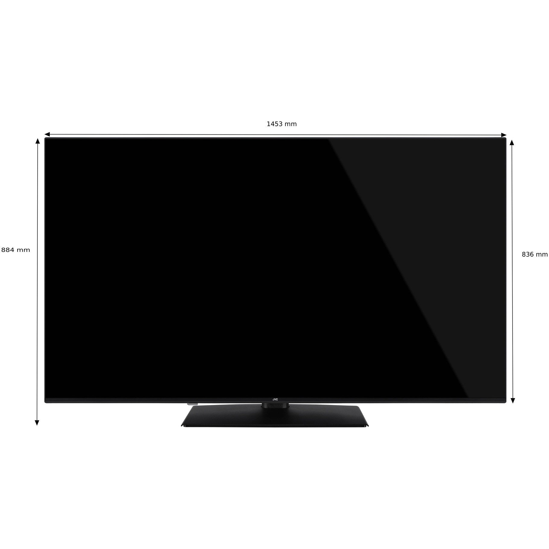 Televizor JVC QLED 65VDQ3500, 164 cm, Smart, 4K Ultra HD, Clasa E