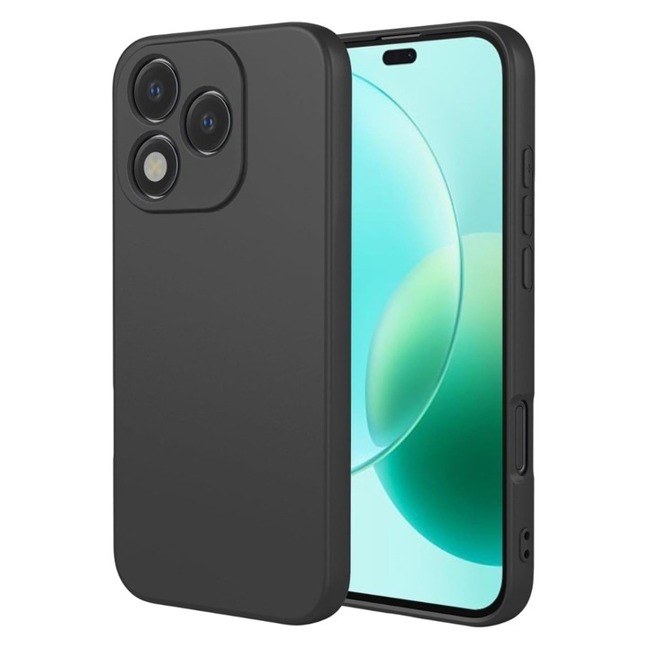 BestCase® Ultra Slim 0.8mm TPU tok + üvegfólia Honor 400 Lite-hoz, matt fekete