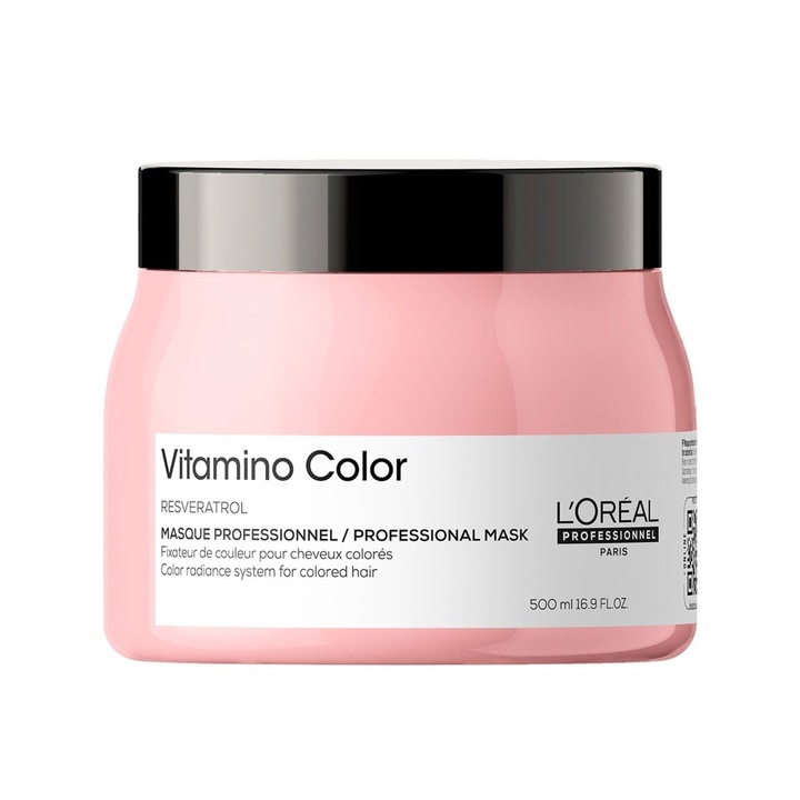 Masca pentru par vopsit L'Oréal Professionnel Serie Expert Vitamino Color, 500 ml