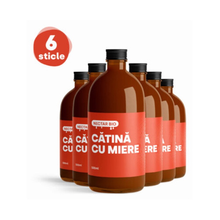 Nectar bio de catina cu miere 500 ml (bax 6x500 ml)