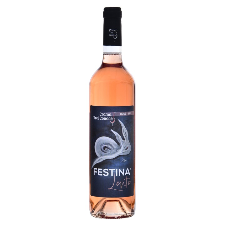 Vin Rose Festina Lente, Crama 3 Conace, Sec, 0.75l