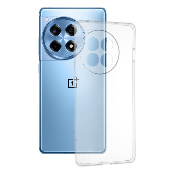 Husa de Protectie, Flippy, pentru OnePlus 12, TPU Protect Plus, cu Dust Plug, Transparent Descriere: