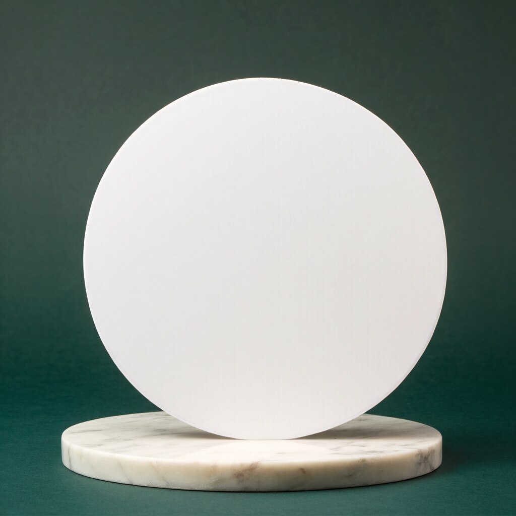 Suport bauturi, SMX Design, 10cm, HDF, alb, rotund - eMAG.ro