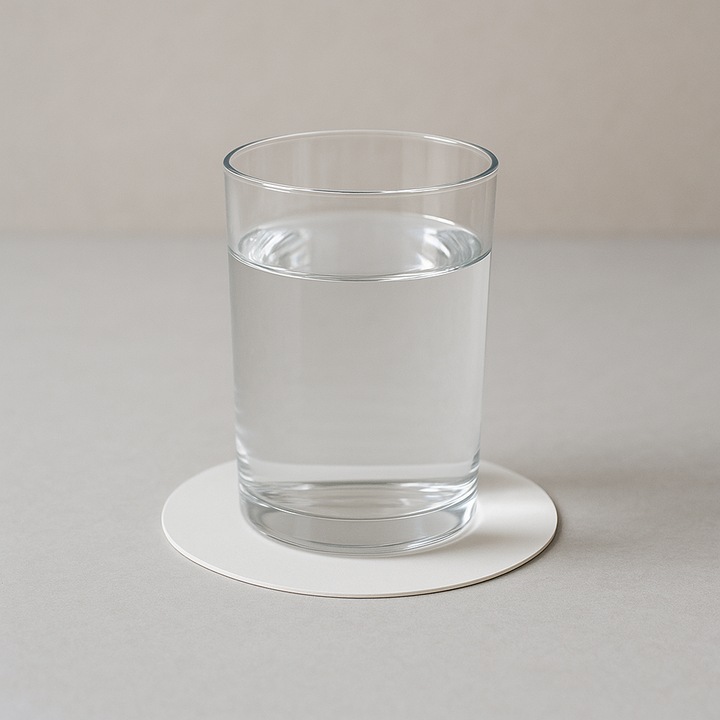 Suport bauturi, SMX Design, 10cm, HDF, alb, rotund - eMAG.ro