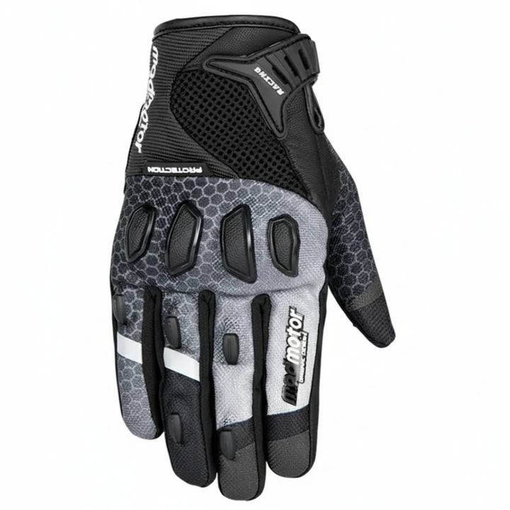 Manusi Moto MadMotor MT21 cu Protectie si Functie Touchscreen, ALL SEASON, Moto-Cross, ATV, QuadBike