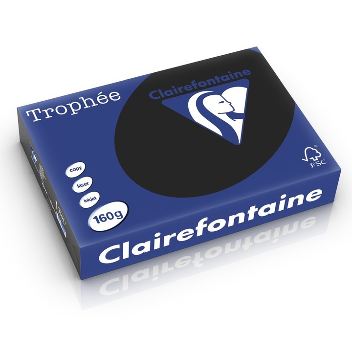 Carton A4 160 g/mp Clairefontaine 250 file/top