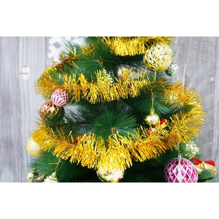 Beteala Craciun, Southern Sky, auriu, marimea: 2 m x 7 cm material:folie PVC, interior/exterior