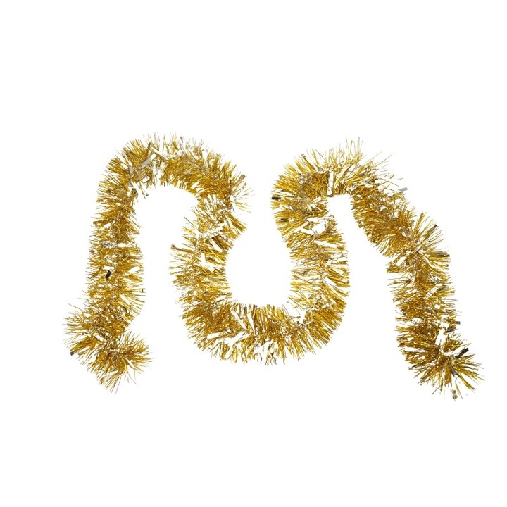 Beteala Craciun, Leski, argintiu, marimea: 2 m x 11 cm material:folie PVC, interior/exterior