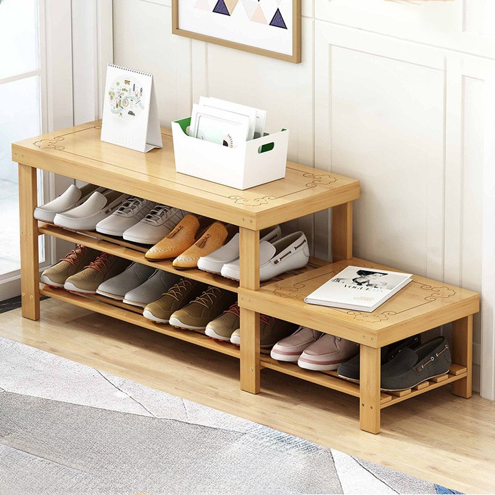 Превключване на седалка за обувки Домашна врата може да стои многофункционален шкаф за обувки за съхранение на входа за носене на седалка за обувки проста седалка за съхранение