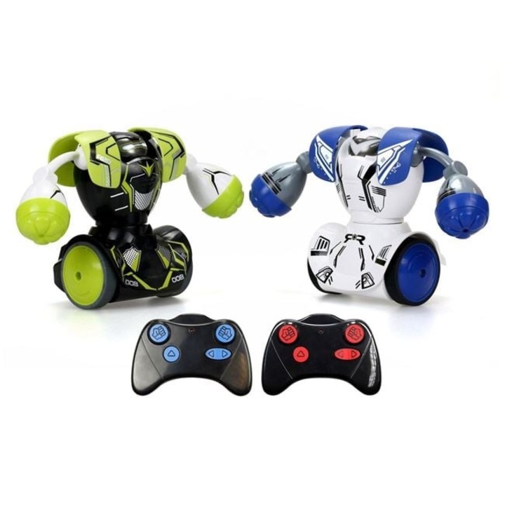 Роботи Ycoo Robo Kombat Интерактивни бойци с дистанционно управление, Комплект 2 робота със звуци и LED светлини – CasaShop®