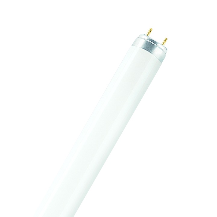 Tub Neon Fluorescent Osram Lumilux L 18W/865 / TL-D 18W T8 1250Lm 6500K Lumina Rece Clasa Energetica G