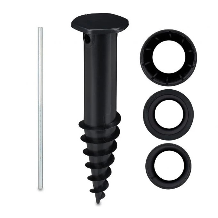 Kerti kiegészítők, B2X, napernyő horgony, 38x12, 2x10, 3cm