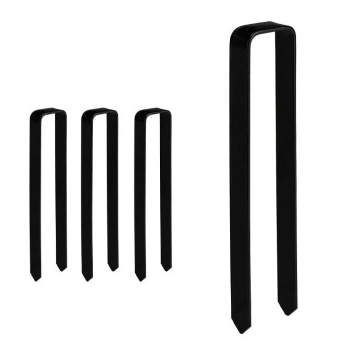 Set 4 Ancore U pentru arc de gradină, Northio, otel, 30 cm, design robust
