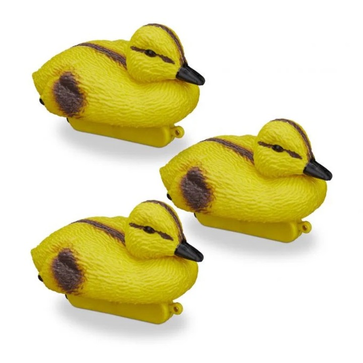 Set 3 figurine de gradina, B2X, pui de rata, plastic rezistent, 17, 3x13x6cm
