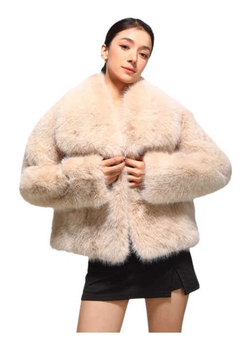 Haina blana ecologica, crem, marime universala XL