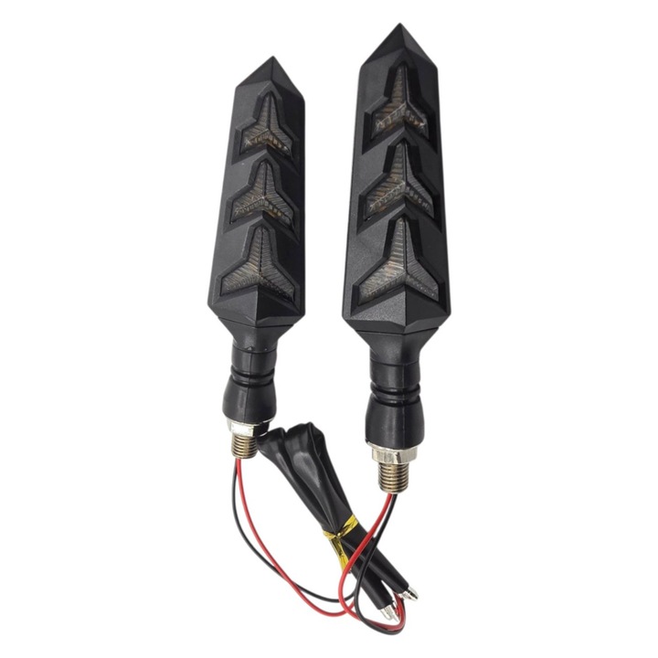 Motor LED irányjelző készlet 12V - Sárga fény – LED KL003 modell (2DB)