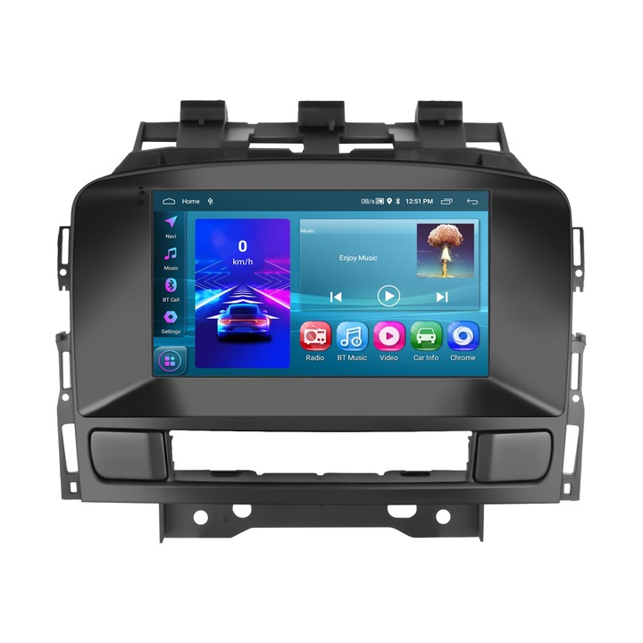 Navigatie 7 inch Buick Excelle 2010-2014 / Opel Astra J 2011-2012 Android 13, Bluetooth, WiFi, GPS, CarPlay, Android Auto, 2GB RAM, 64GB ROM Camera Marsarier Inclusa
